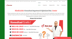 Desktop Screenshot of kliniklelaki.com