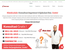 Tablet Screenshot of kliniklelaki.com